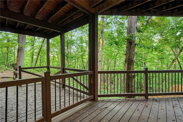 2374 Woodring Branch Rd, Chatsworth, GA 30705 - view of wooden deck