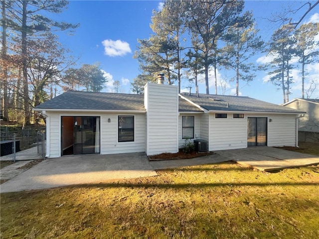 back of house featuring a patio area