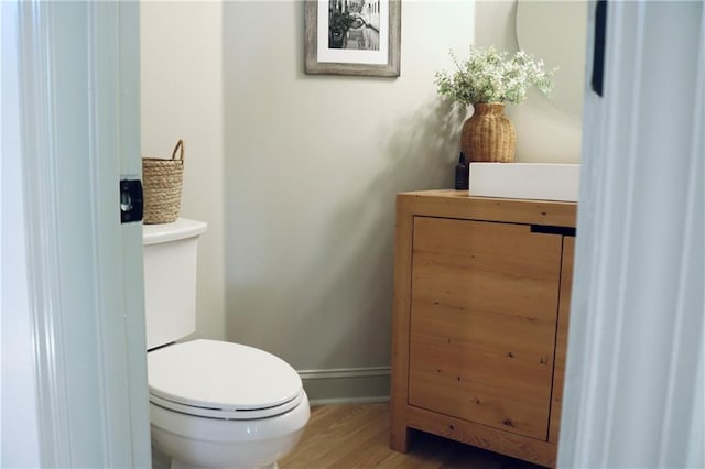 2193 Kildare Way NW, Kennesaw, GA 30152 - half bath with toilet, wood finished floors, and baseboards
