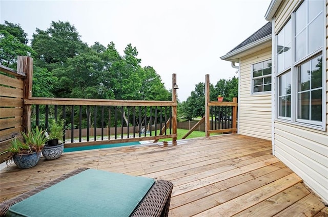 409 Cold Springs Ln, Mcdonough, GA 30252 - view of wooden deck
