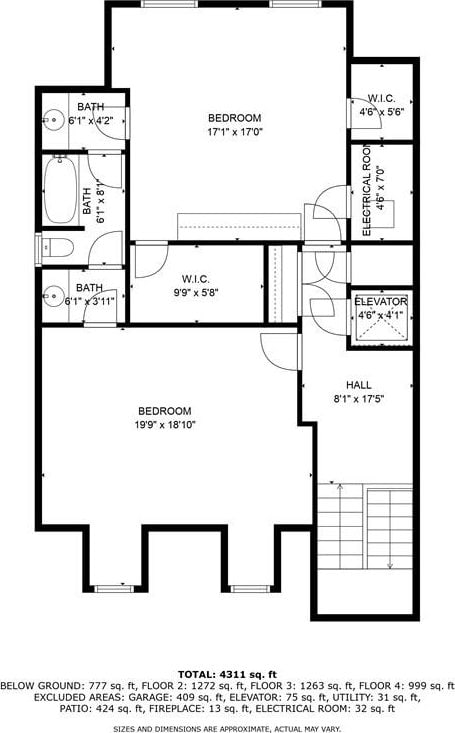 122 Old Ivy Rd NE Unit 17, Atlanta, GA 30342 - floor plan / room layout