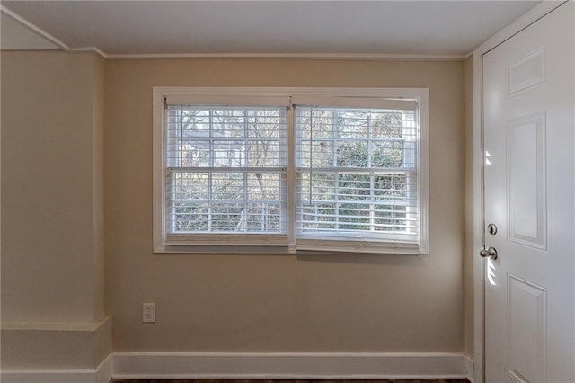 spare room featuring a wealth of natural light