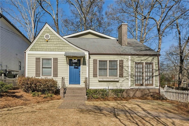 view of front of home