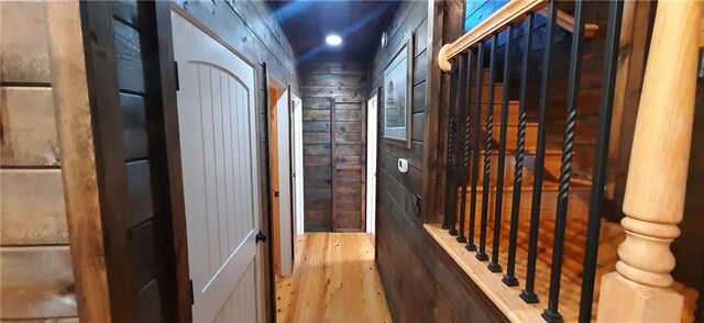 1251 Bar T Ranch Rd, Talking Rock, GA 30175 - hallway featuring hardwood / wood-style flooring