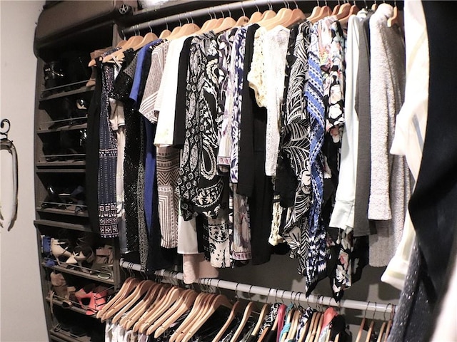 view of closet