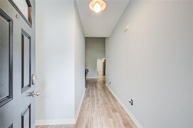 468 Berkshire Pl, Fairburn, GA 30213 - hall with light wood-type flooring and baseboards