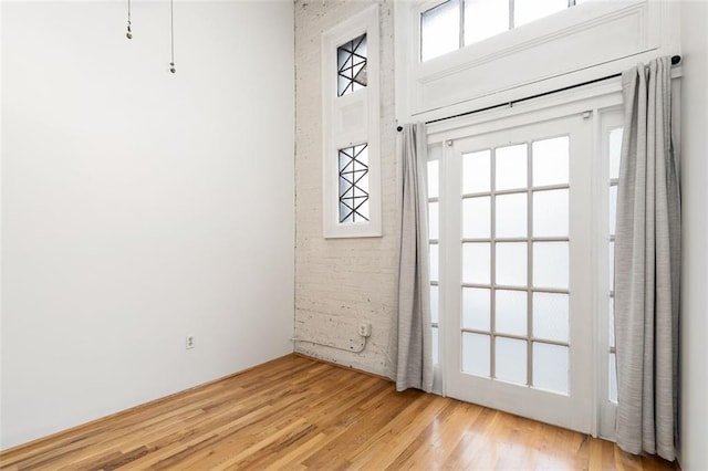210 Walker St SW Unit 3, Atlanta, GA 30313 - doorway with light wood-type flooring