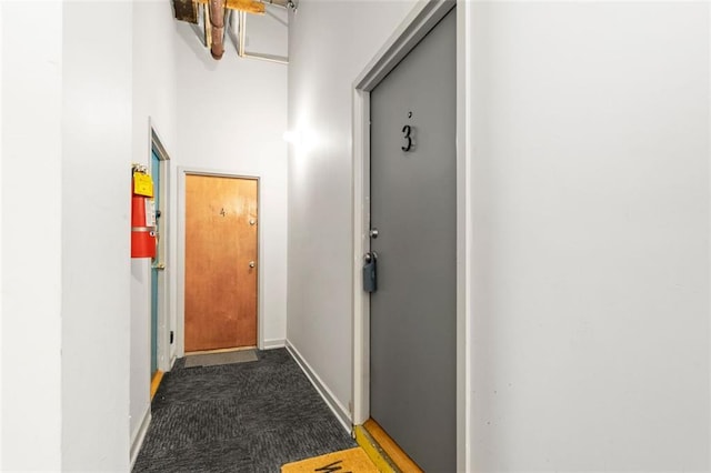 210 Walker St SW Unit 3, Atlanta, GA 30313 - hallway with carpet flooring and baseboards