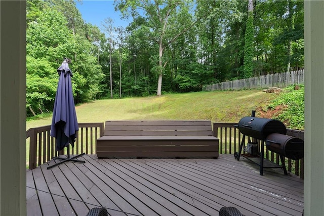 3075 Milford Chase SW, Marietta, GA 30008 - view of wooden deck