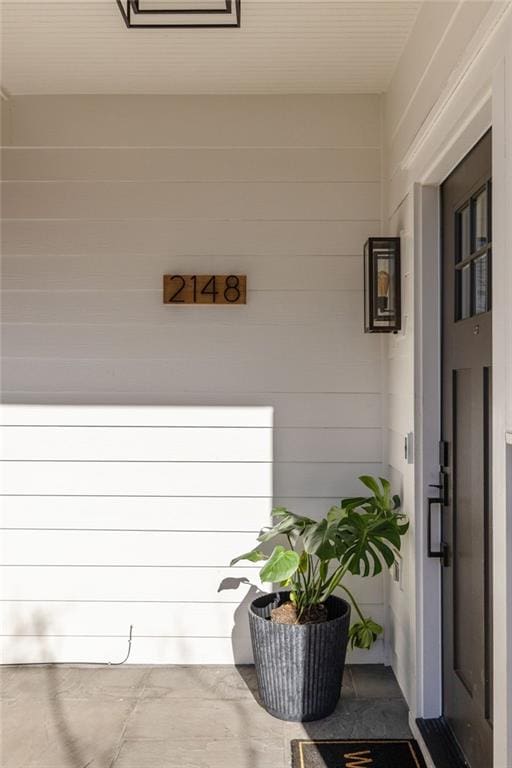 interior details with wood walls