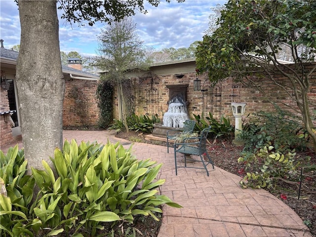 view of patio