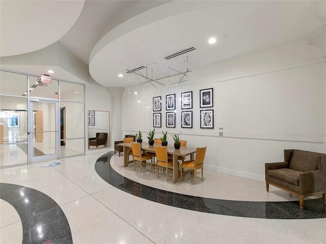 view of dining area