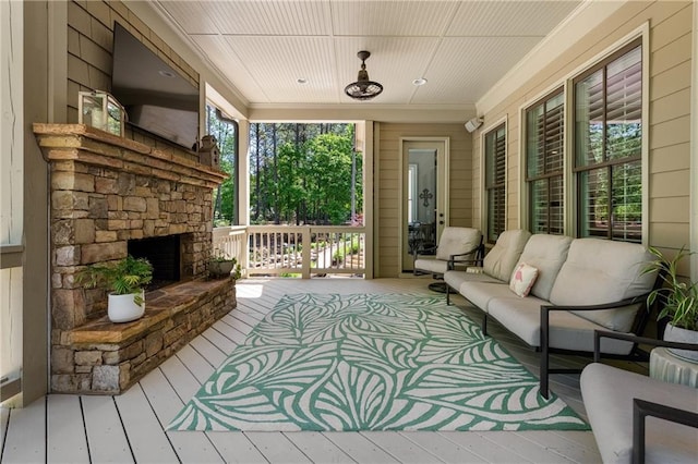 5330 Lake Redwine Cv NW, Acworth, GA 30101 - view of patio with covered porch
