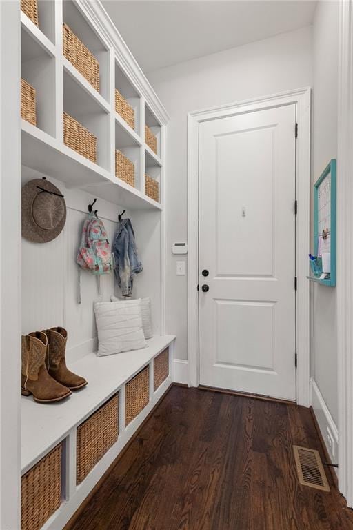 5330 Lake Redwine Cv NW, Acworth, GA 30101 - mudroom featuring dark wood-style flooring