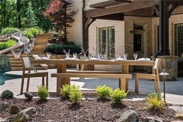5330 Lake Redwine Cv NW, Acworth, GA 30101 - deck featuring stairs and a patio area