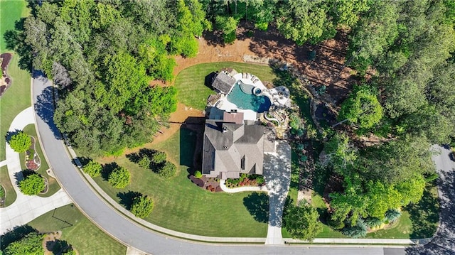 5330 Lake Redwine Cv NW, Acworth, GA 30101 - aerial view of property and surrounding area with a pool