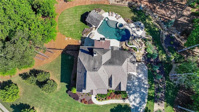 5330 Lake Redwine Cv NW, Acworth, GA 30101 - view from above of property with a pool