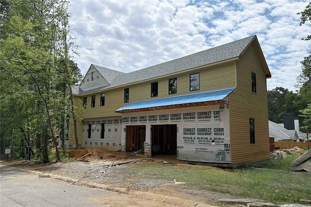 440 Allyson Cir, Alpharetta, GA 30009 - view of front facade with a metal roof