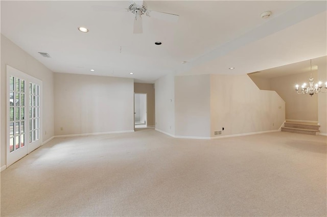 3711 Spinnaker Cir, Alpharetta, GA 30005 - unfurnished room featuring recessed lighting, light carpet, and baseboards