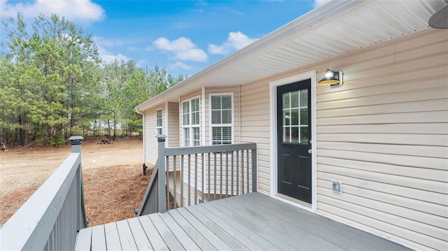 266 Carthage Blvd, Rockmart, GA 30153 - view of wooden terrace