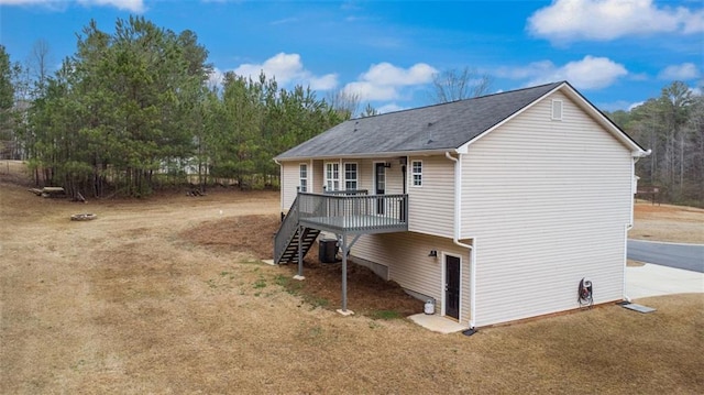 266 Carthage Blvd, Rockmart, GA 30153 - view of side of home featuring stairway