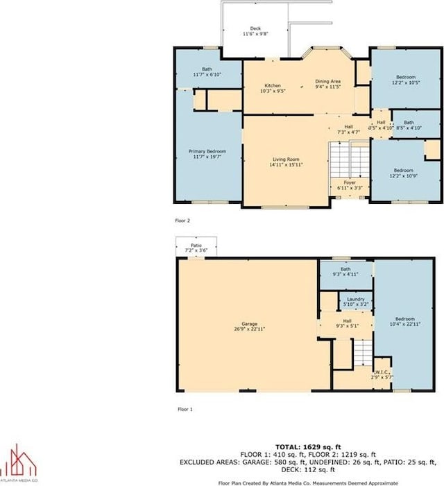 266 Carthage Blvd, Rockmart, GA 30153 - room layout