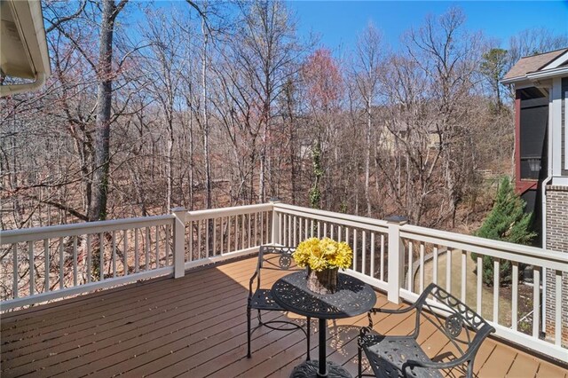 216 Crescent Moon Way, Canton, GA 30114 - view of wooden deck