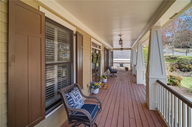216 Crescent Moon Way, Canton, GA 30114 - deck featuring covered porch