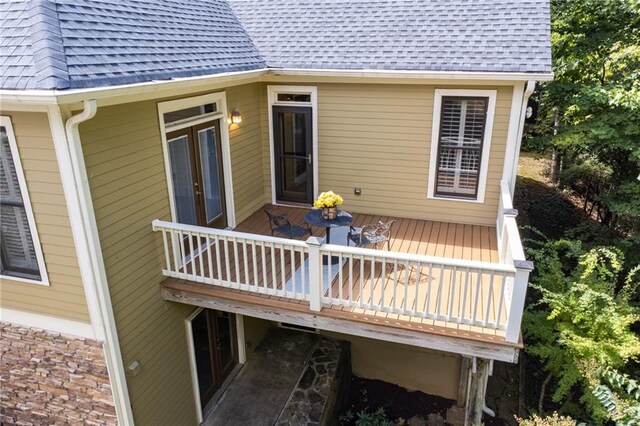 216 Crescent Moon Way, Canton, GA 30114 - deck featuring french doors