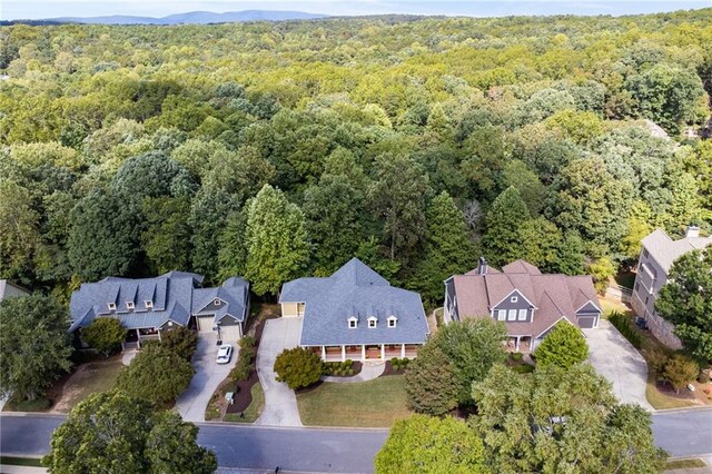 216 Crescent Moon Way, Canton, GA 30114 - bird's eye view with a view of trees