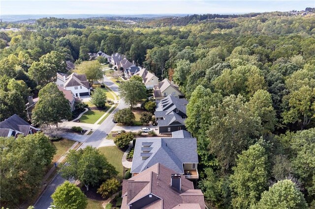216 Crescent Moon Way, Canton, GA 30114 - drone / aerial view with a wooded view and a residential view
