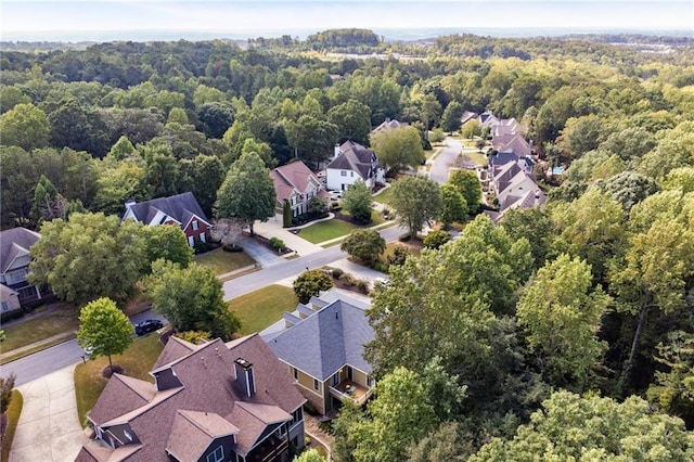 216 Crescent Moon Way, Canton, GA 30114 - drone / aerial view with a residential view and a wooded view