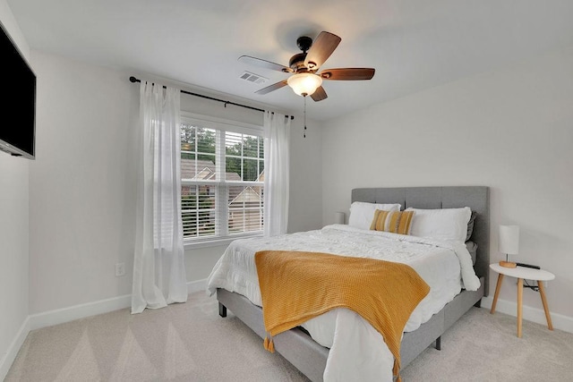7190 Tributary Ct, Cumming, GA 30040 - carpeted bedroom with baseboards and ceiling fan