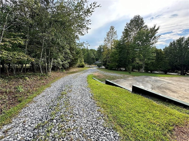 view of road