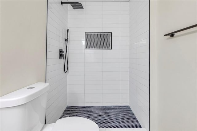 404 Hawkstone Way, Alpharetta, GA 30022 - full bathroom featuring toilet and a tile shower