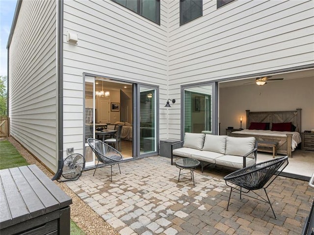 view of patio / terrace with outdoor lounge area