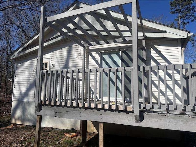 view of deck