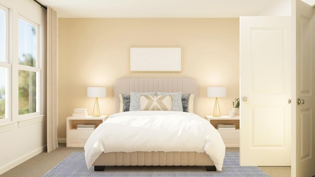 2447 Livi Ln, Buford, GA 30519 - bedroom featuring baseboards and carpet floors