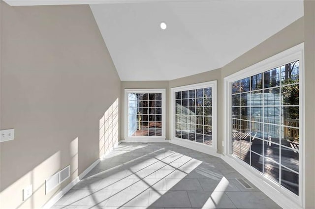 3017 Lana Ln, Marietta, GA 30066 - unfurnished sunroom with lofted ceiling