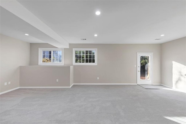 3017 Lana Ln, Marietta, GA 30066 - carpeted empty room featuring baseboards and recessed lighting