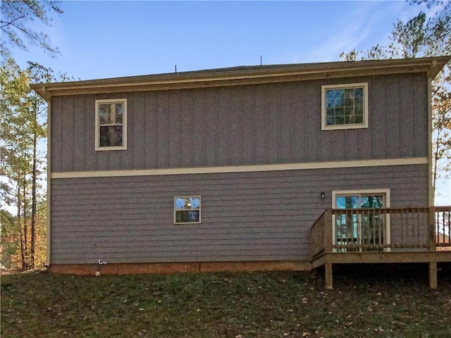 60 Hammock Dr, Covington, GA 30016 - view of side of property featuring a deck