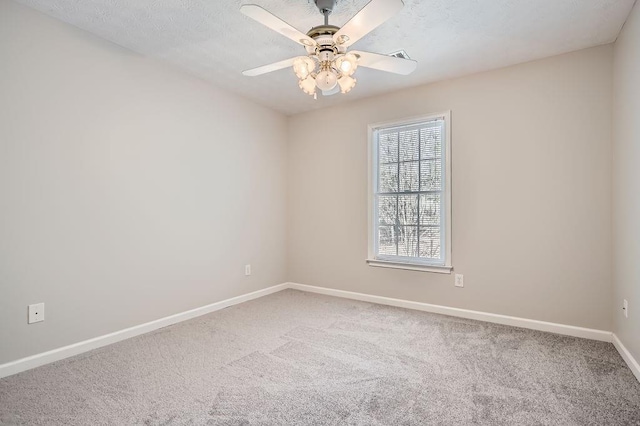 100 Hamilton Glen Ct, Fayetteville, GA 30215 - spare room featuring carpet floors, ceiling fan, and a textured ceiling