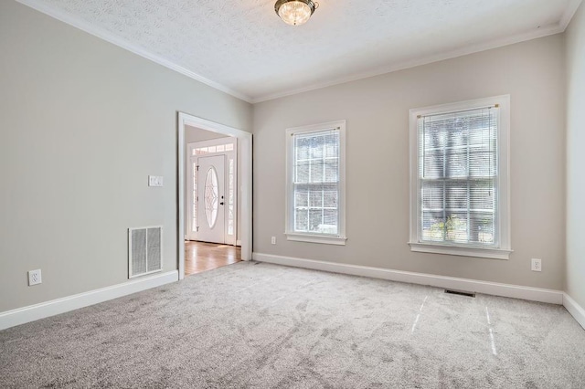 100 Hamilton Glen Ct, Fayetteville, GA 30215 - empty room featuring crown molding, carpet flooring, and a textured ceiling