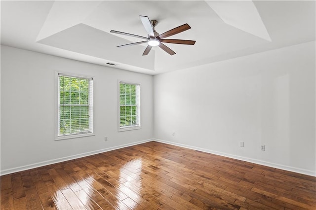 1320 Country Acres Ln, Lawrenceville, GA 30045 - empty room featuring a ceiling fan and wood-type flooring