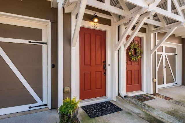 view of entrance to property