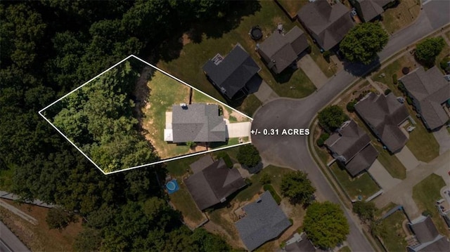 220 Brookstone Trl, Braselton, GA 30517 - aerial view of property's location featuring property parcel outlined