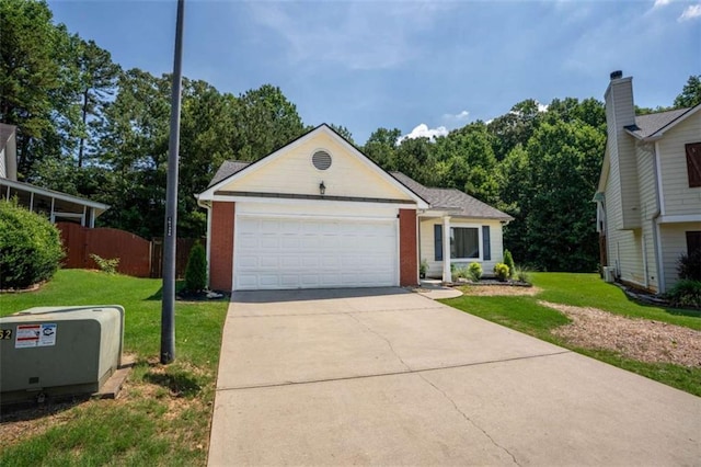220 Brookstone Trl, Braselton, GA 30517 - view of front of house with concrete driveway, a garage, and brick siding