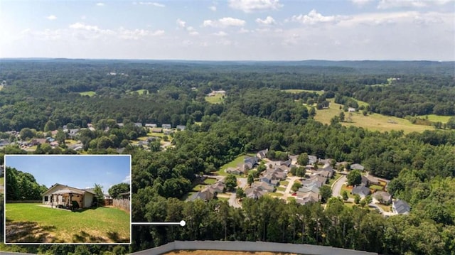 220 Brookstone Trl, Braselton, GA 30517 - aerial view of property's location featuring property boundaries highlighted and a forest