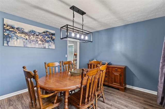 220 Brookstone Trl, Braselton, GA 30517 - dining space with a textured ceiling and wood finished floors