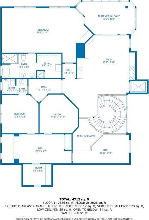 1006 Arbor Trce NE, Atlanta, GA 30319 - view of property floor plan